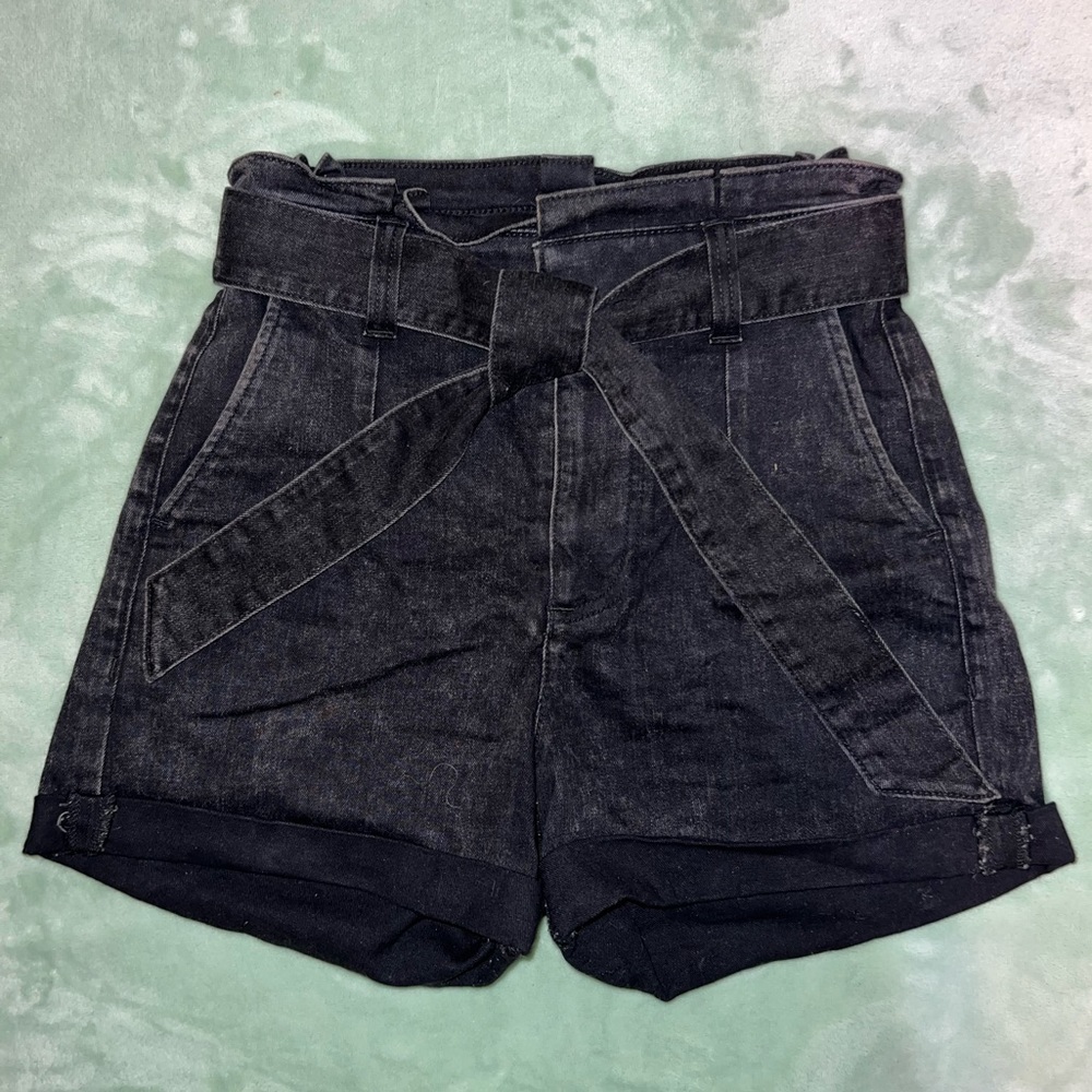 HR Denim Paperbag Shorts